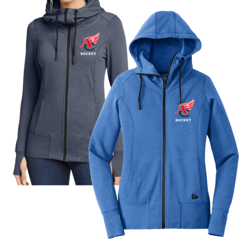 New Era Ladies Fleece Full Zip Hood