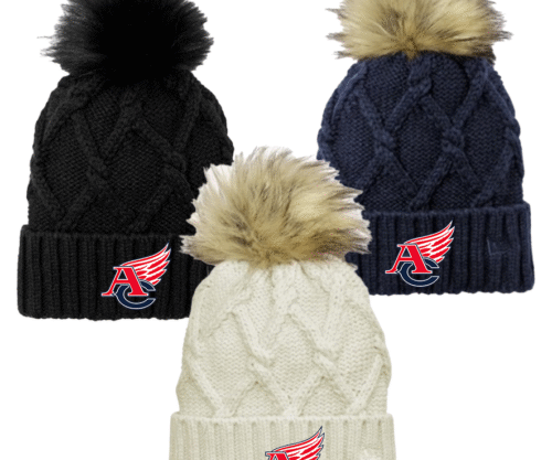 Ladies New Era Pom Beanie