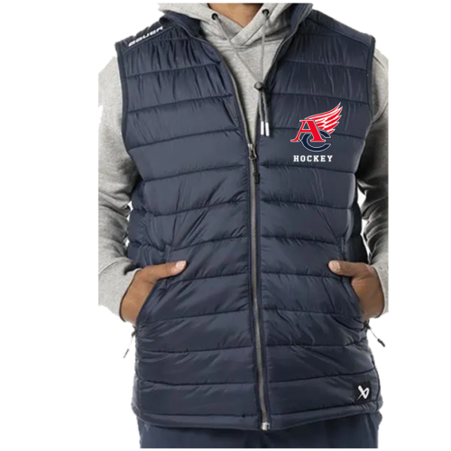 Bauer Adult Navy Puffer Vest