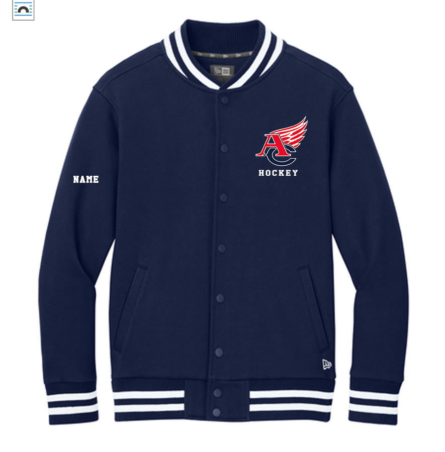 New Era Adult Varsity Heavyweight Fleece Jacket - Image 3