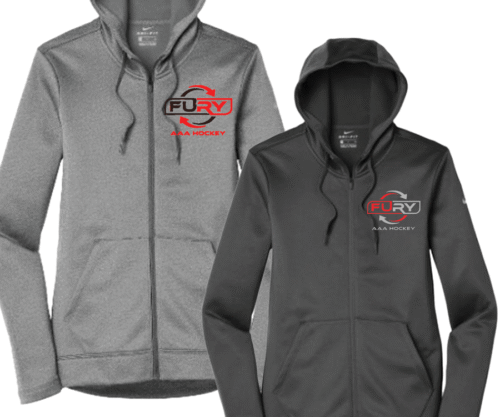 Nike Womens Therma-FIT Full Zip Fleece Hoodie