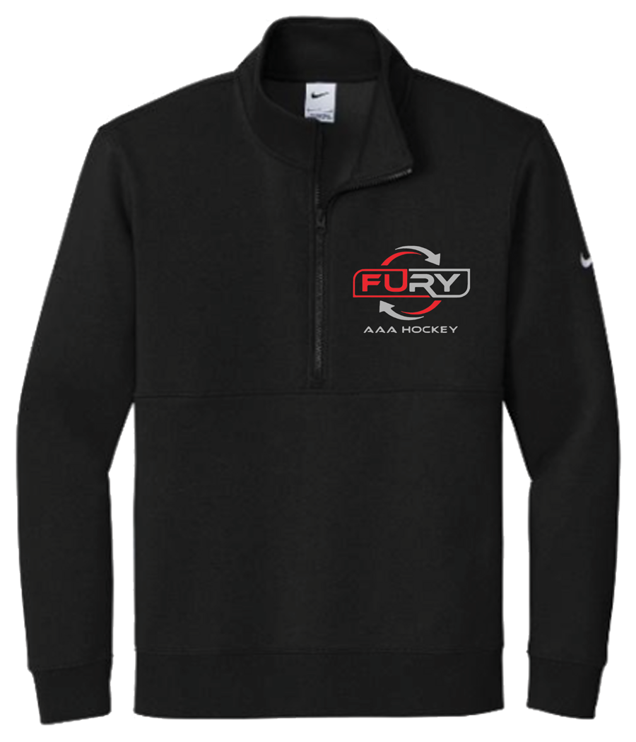 Nike Club Cotton Fleece 1/2 Zip - Image 2